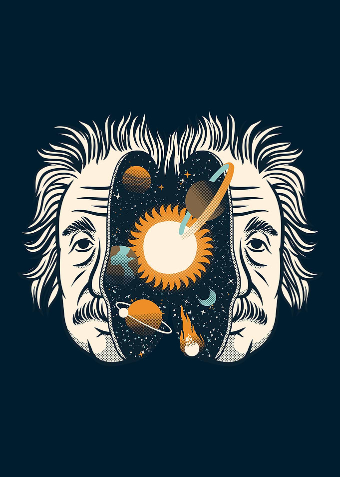 Albert Einstein Head