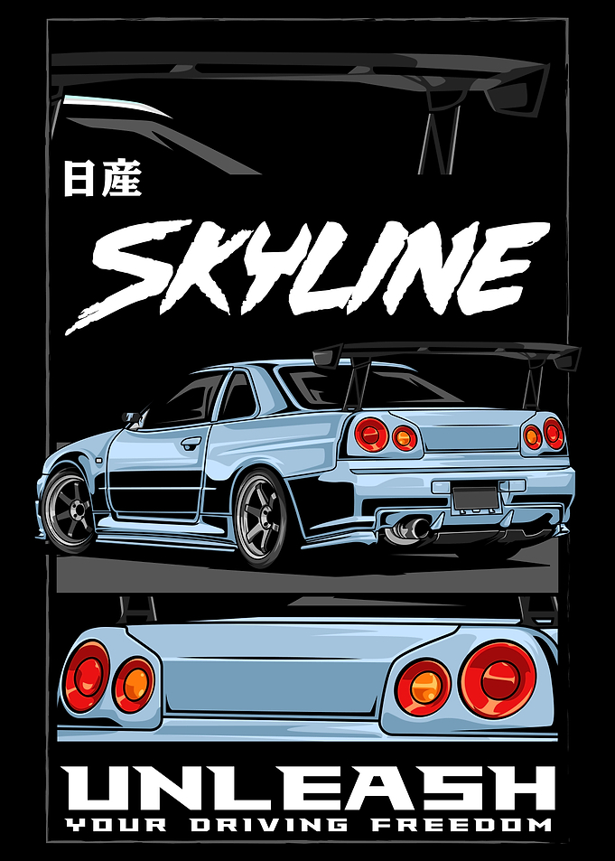 Iconic Sky Line Car