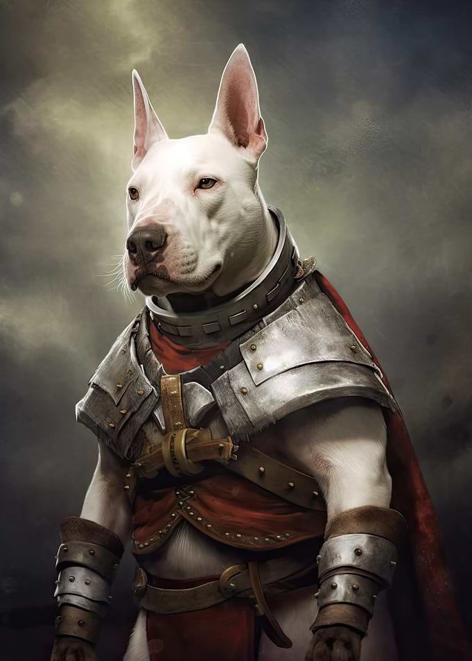 Bull Terrier Dog Viking
