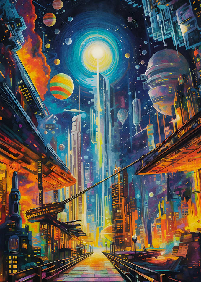 City urban abstract