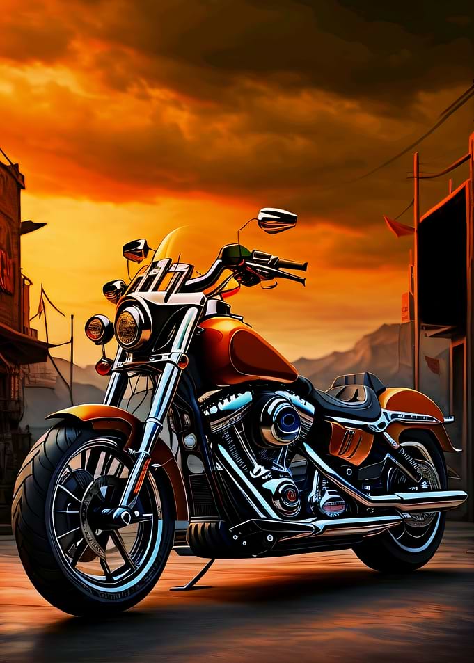 Harley Davidson art