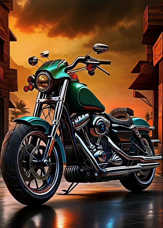 Harley Davidson art