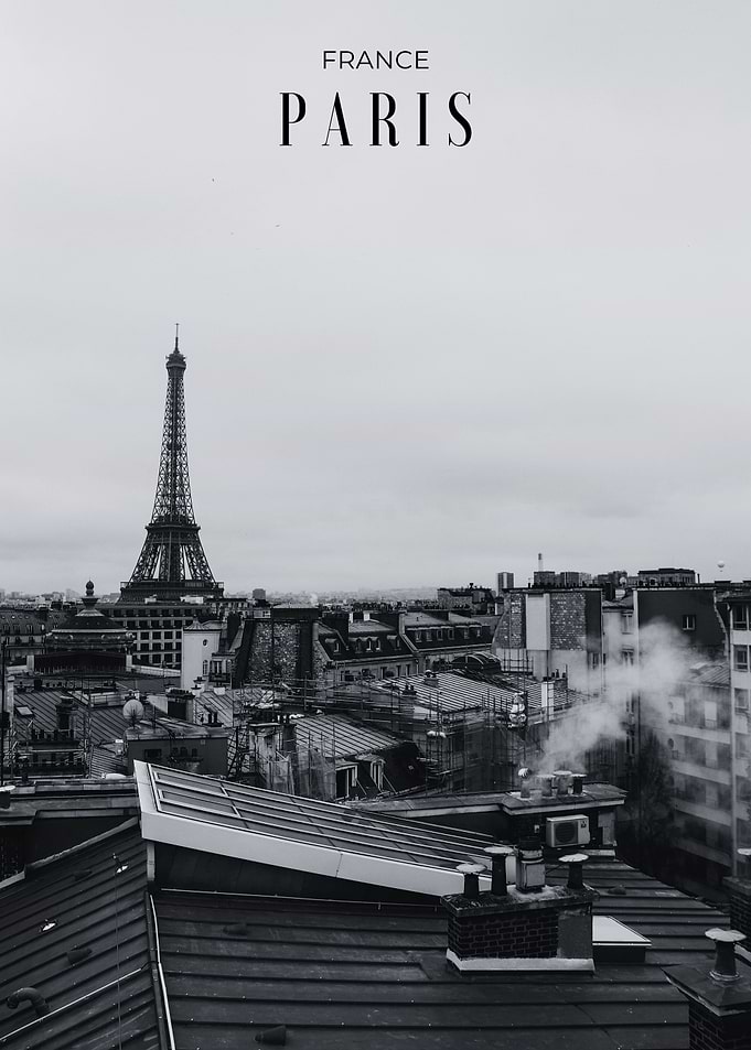 Eiffel Tower Paris Poster