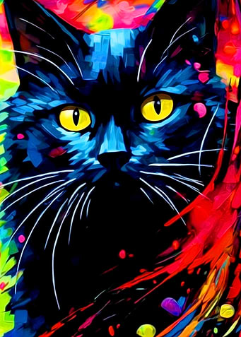 Colorful Cat