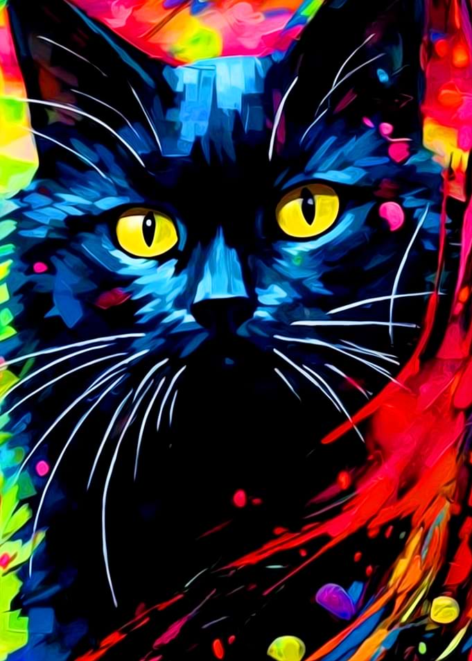 Colorful Cat