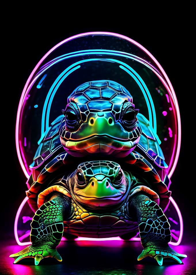 turtle animal art