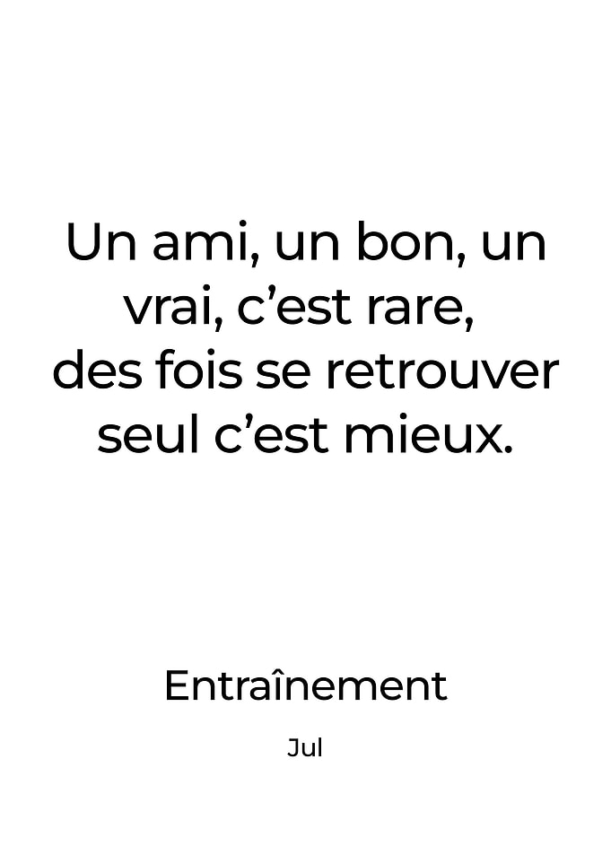 Jul Poster Affiche