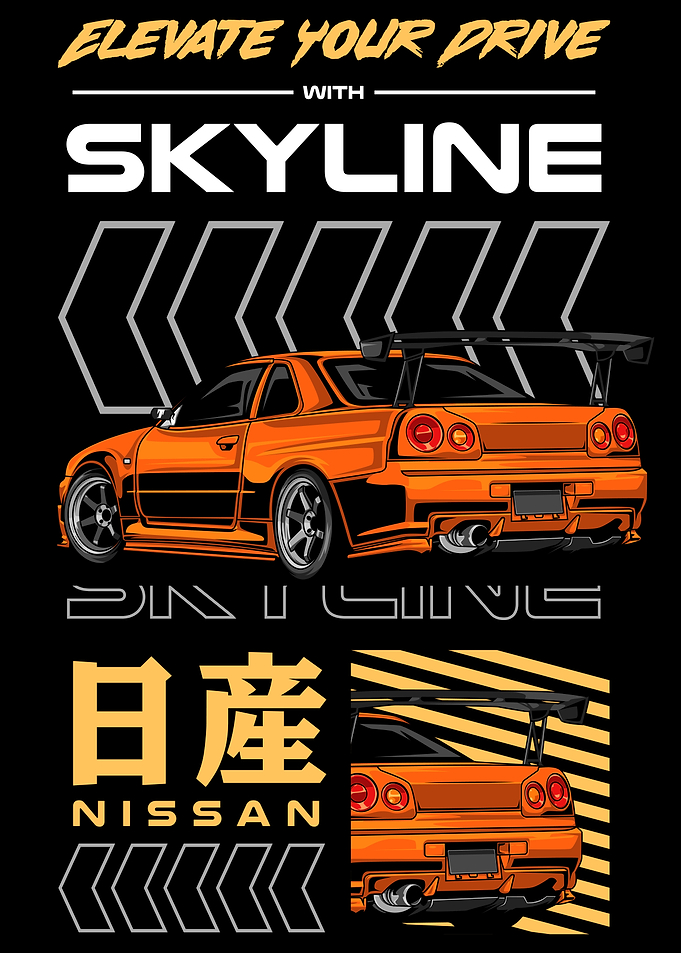 Sky Line Racing Car