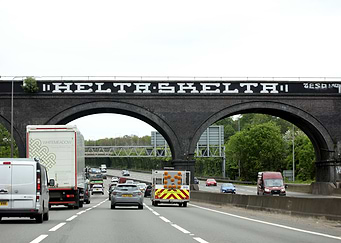 England London M25 driving