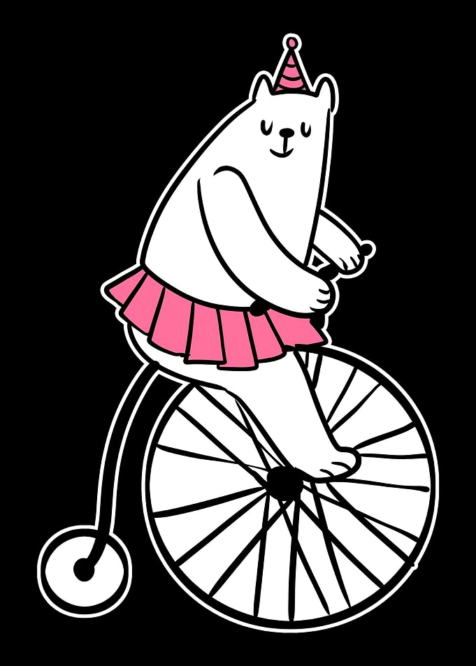 Cycling Bear Circus Staff