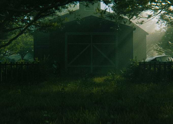Unused Barn Scene 3 3D