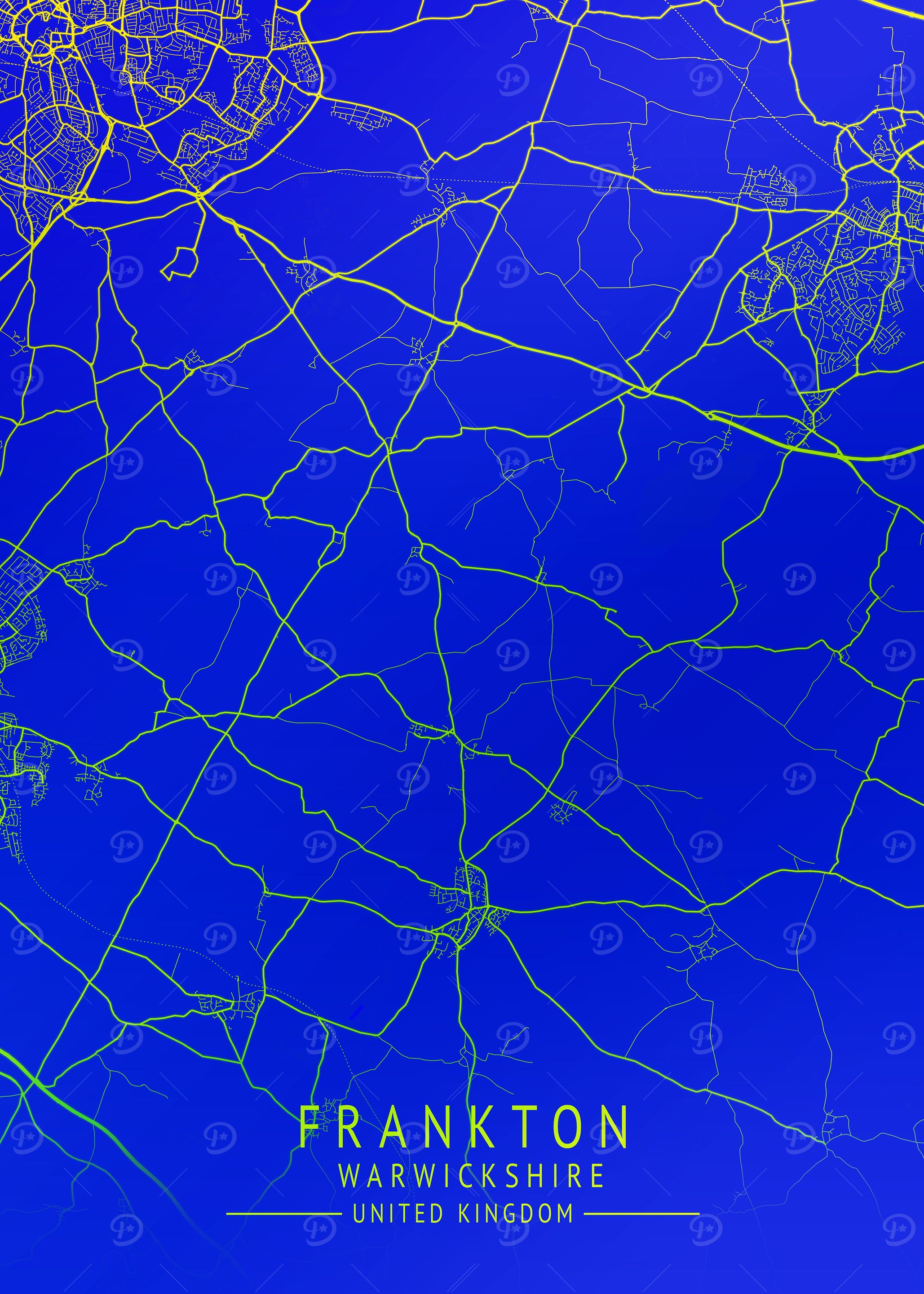 Frankton UK City Map