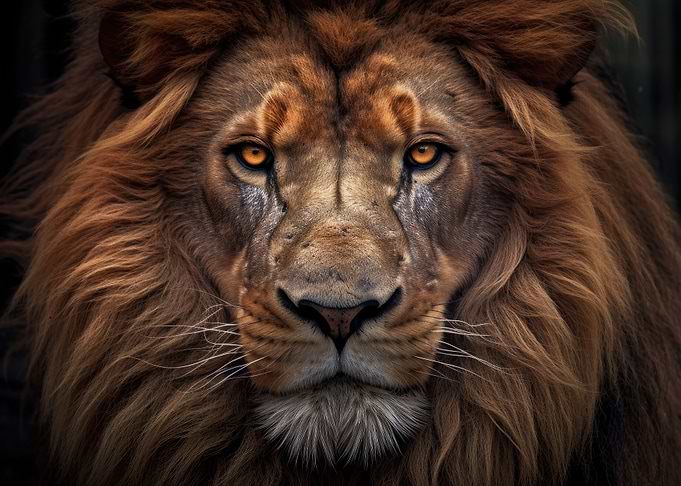Ferocious Predator Lion