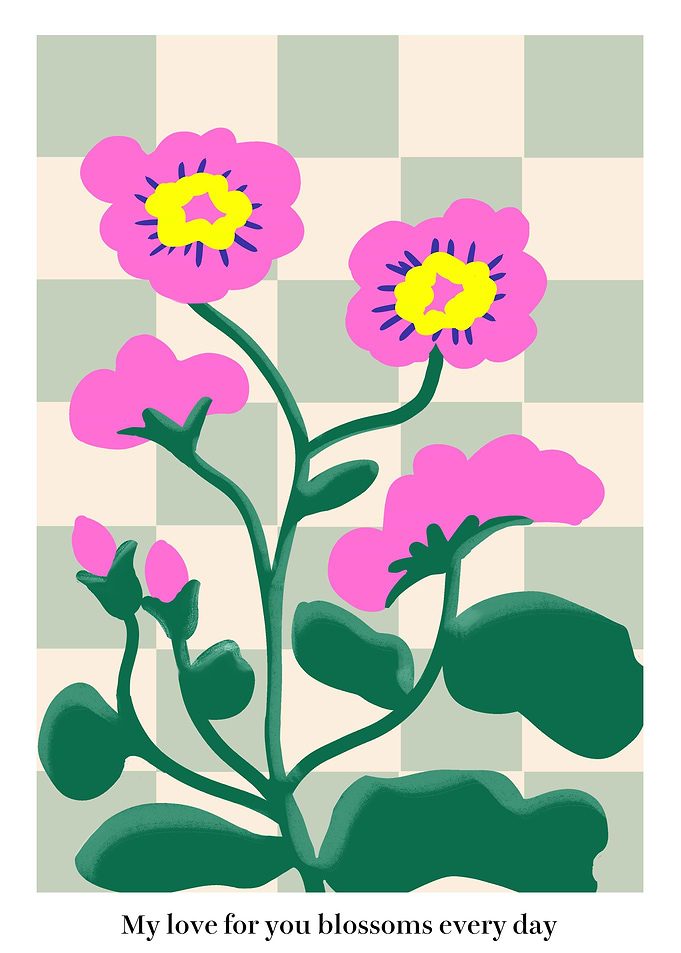 Blooms Floral Art Print