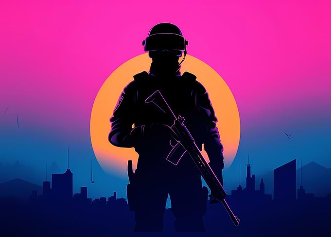 Miami Vice Soilder
