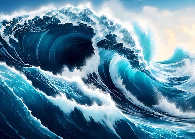 Surfing Beach