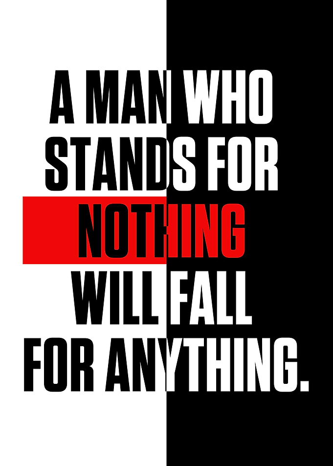 A man who stands