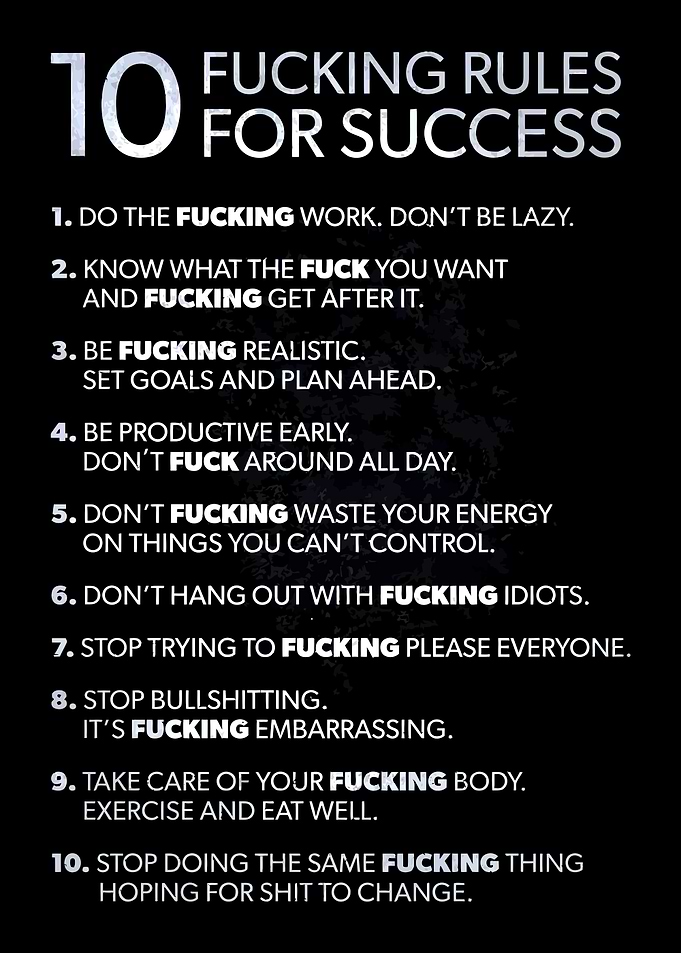 10 Rules For Success
