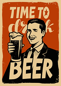 time to drink a beer