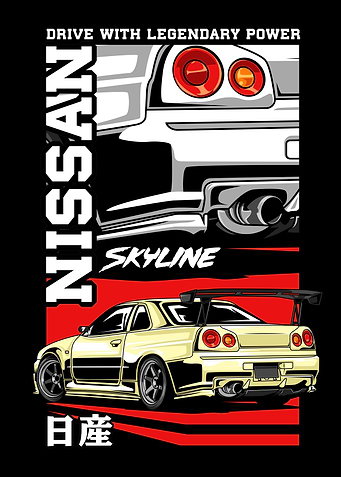 Iconic SKY LINE Car