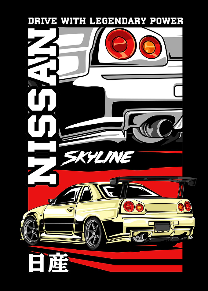 Iconic SKY LINE Car