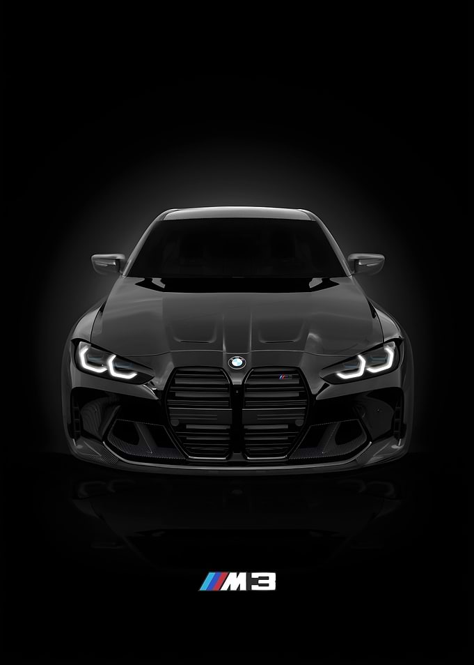 BMW M3 art poster