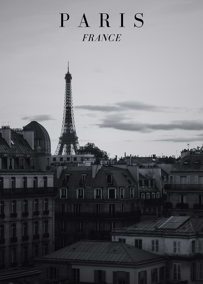 Paris France Poster
