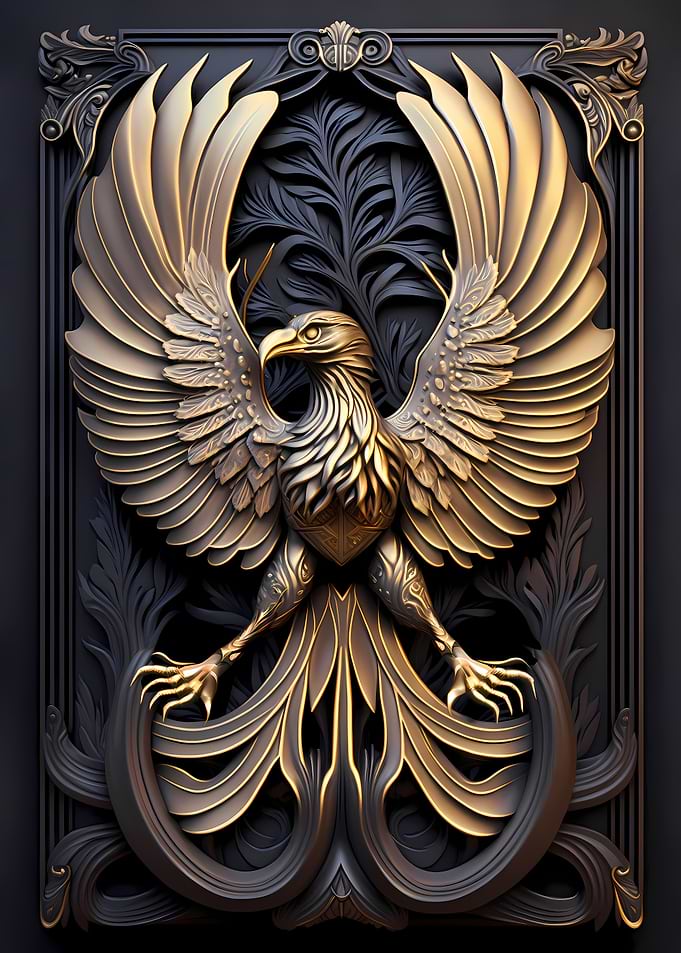 Golden Eagle Art Deco