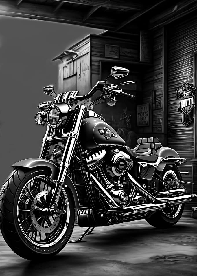 Harley Davidson art