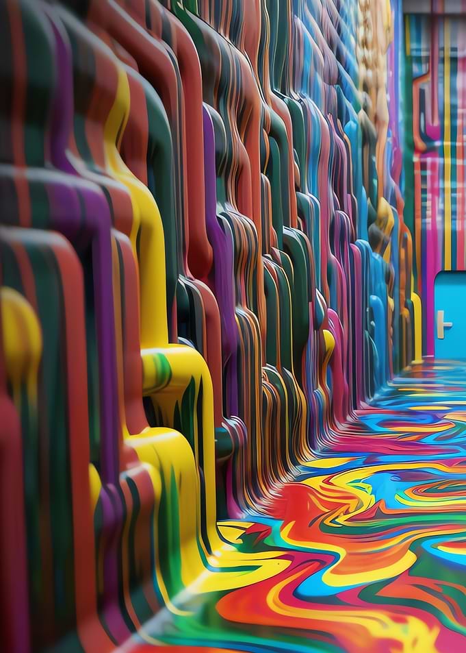 abstract rainbow