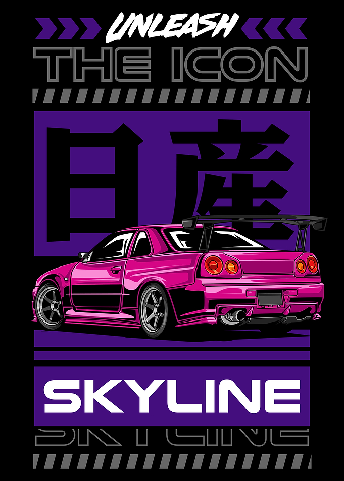 Sky Line Racing Car