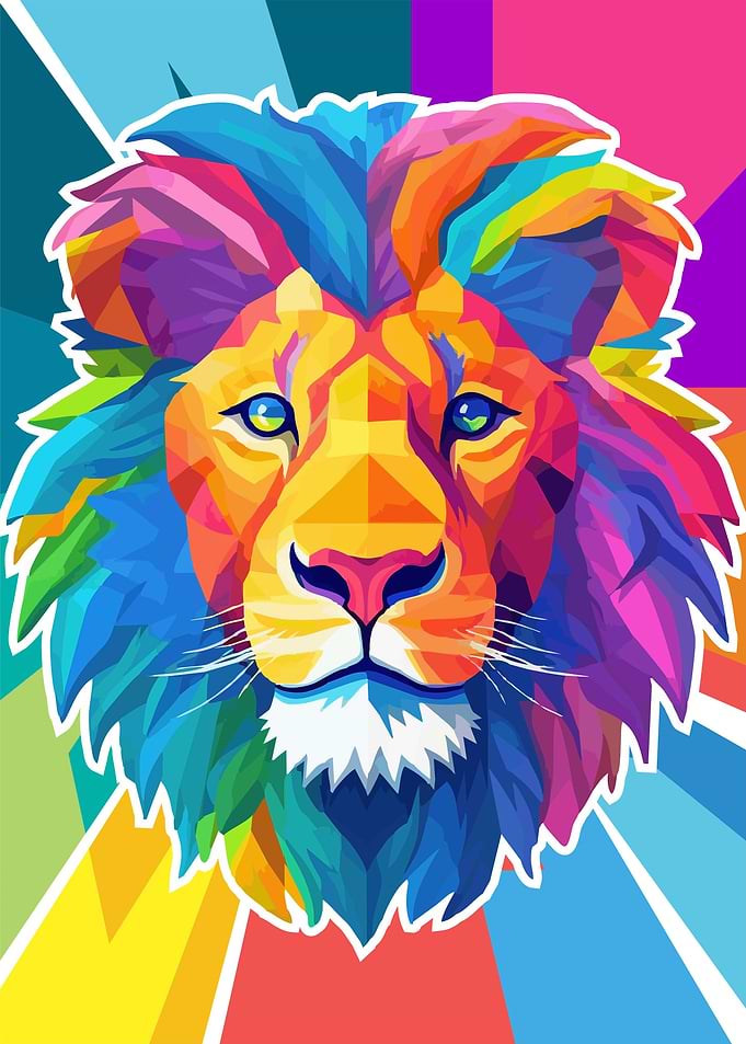 lion head king