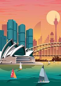 Sydney Travel Print
