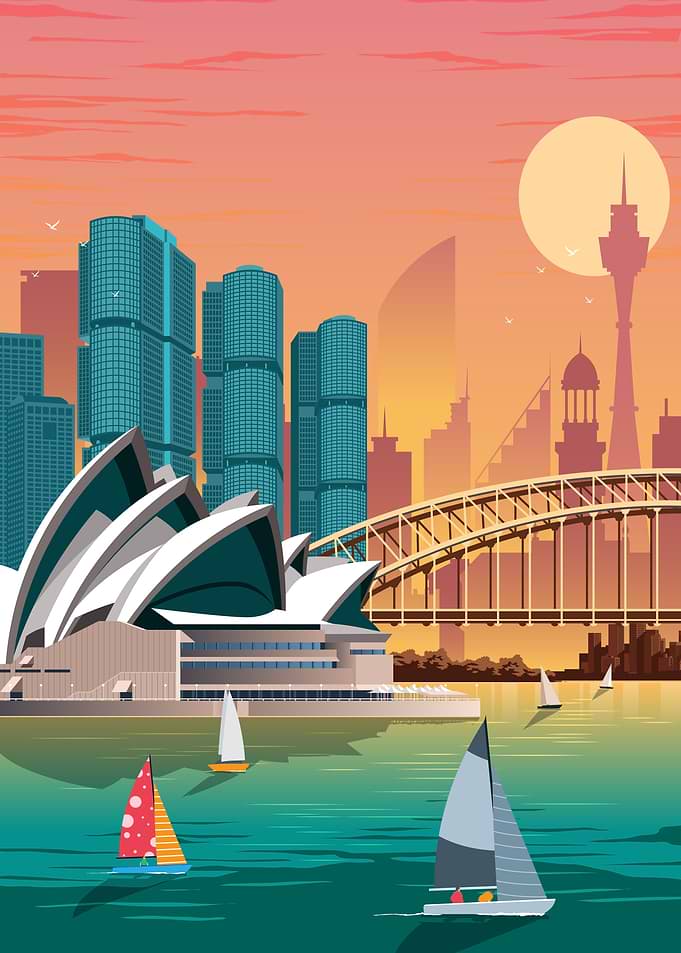 Sydney Travel Print