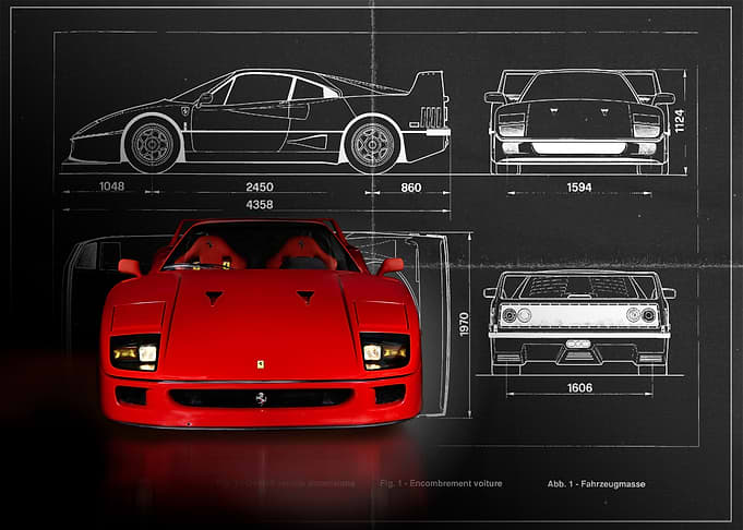 Ferrari F40 Front