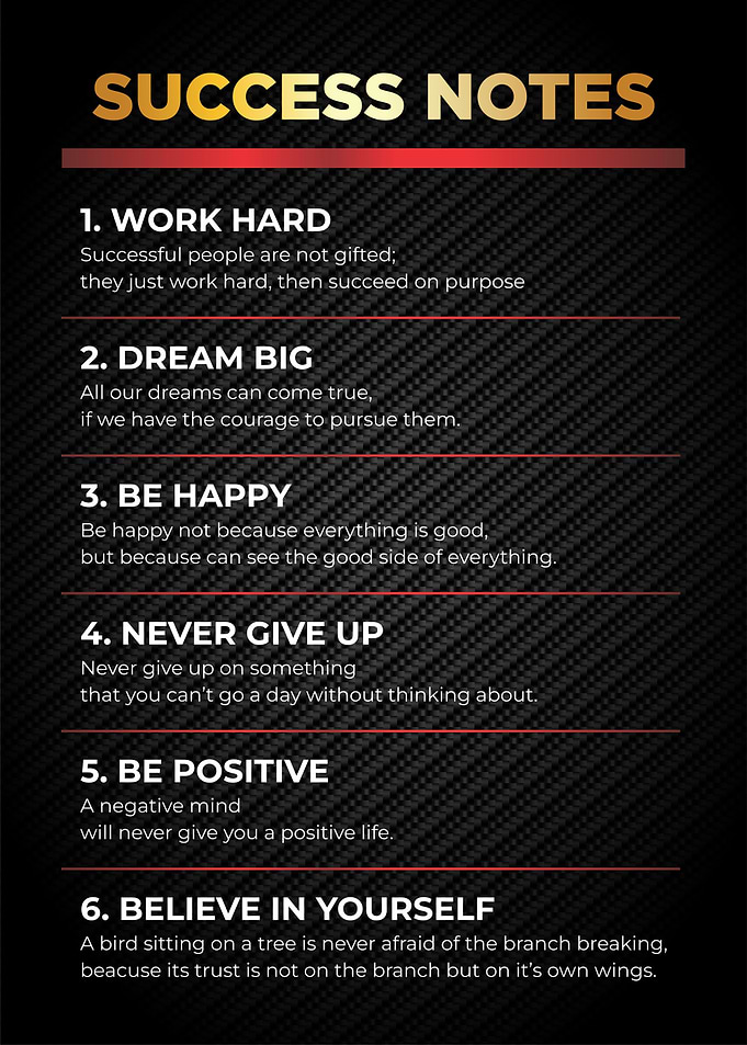 success notes