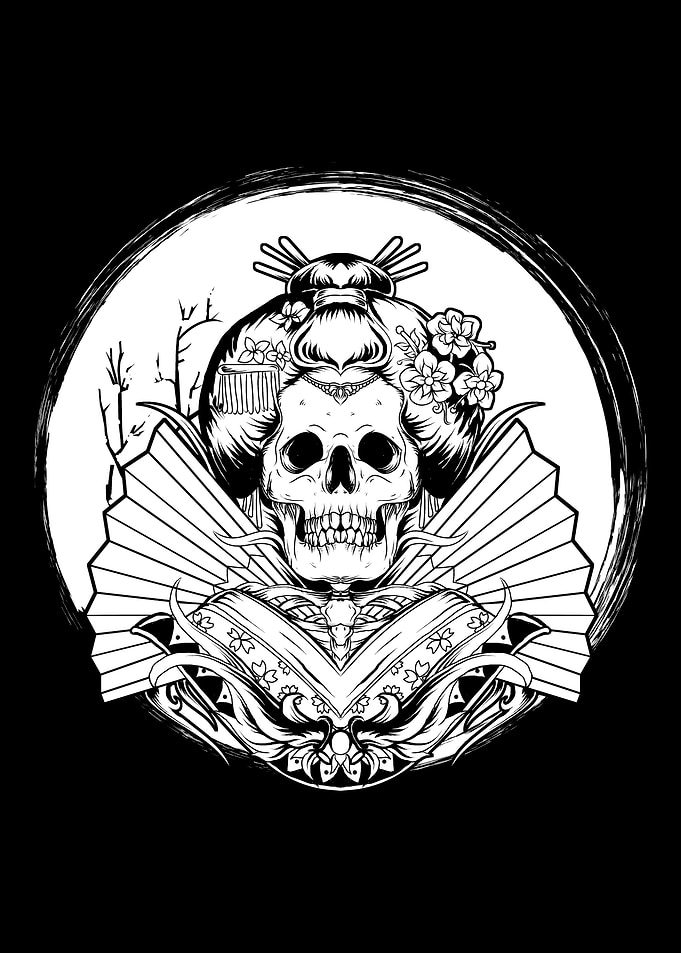 Geisha Skull