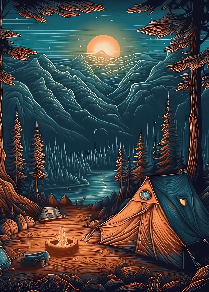 Night Fire Camp
