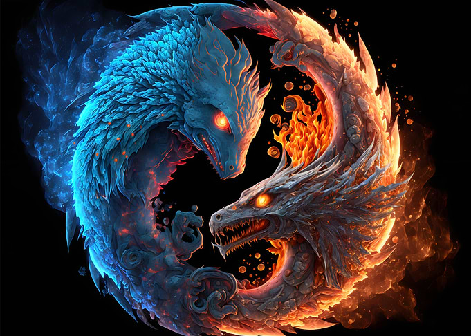Dragon Yin Yang