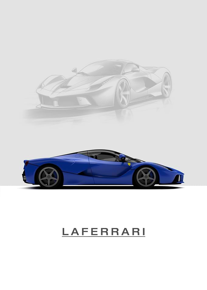 Ferrari Laferrari Blue
