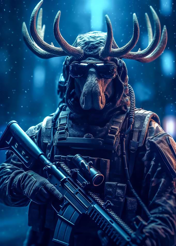 Soldier Moose