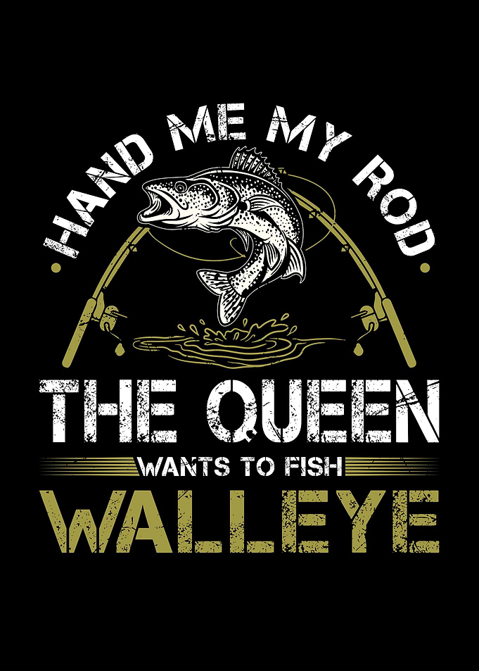 Walleye Fishing Rod Queen