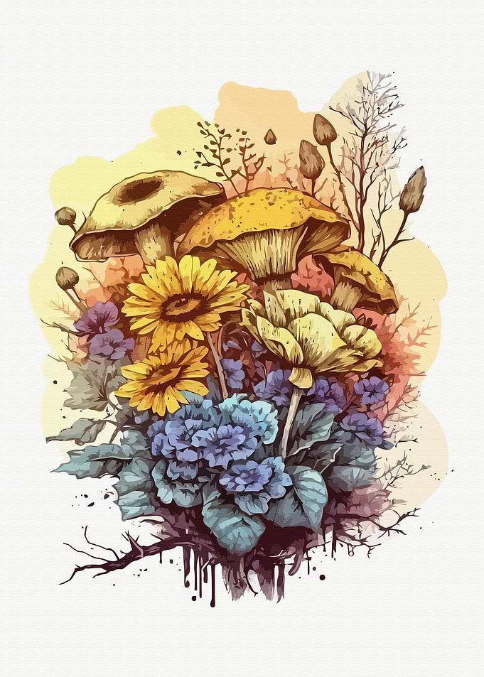 Painting about flowers