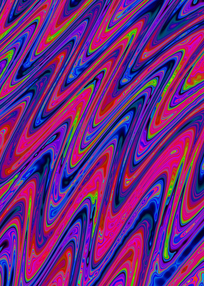 Wavy Bold Abstract Fractal