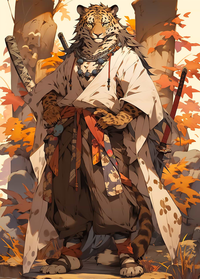 leopard samurai