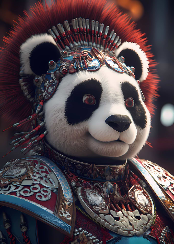 Cyberpunk Panda