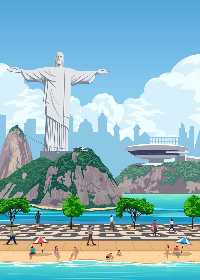 Rio deJaneiro Travel Print
