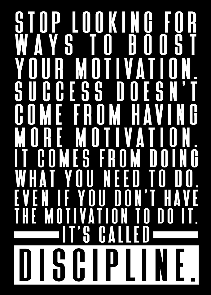 Motivation Vs Discipline