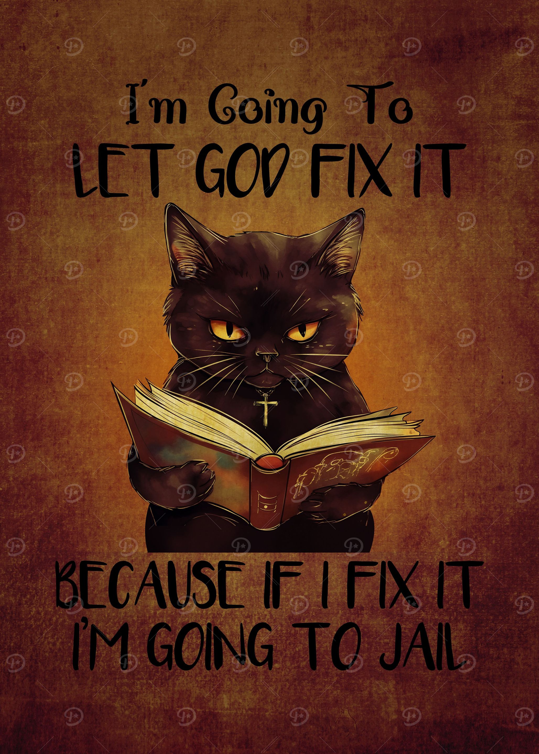 cat with funny quotes