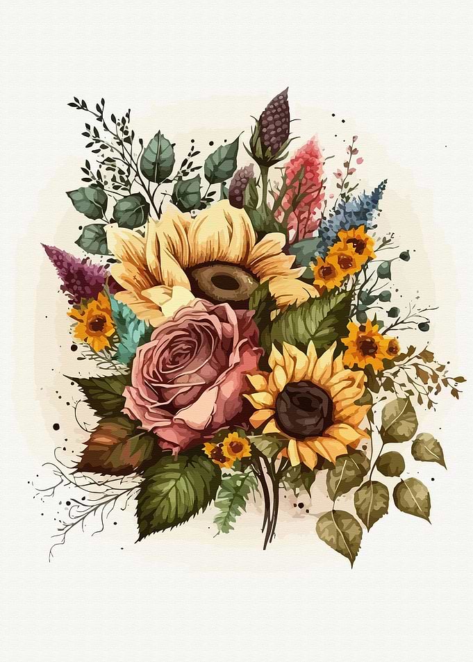 Painting about flowers